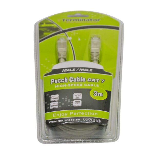 TERMINATOR PATCH CORD CAT7 3M CABLE